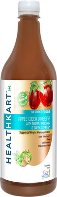 

Healthkart Apple Cider Vinegar for Weight Management with Ginger, Garcinia, Green Coffee Vinegar(1 kg)