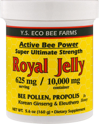 

Y.S. Eco Bee Farms Royal Jelly In Honey, 625 mg, 5.6 oz (160 g)(160 g)