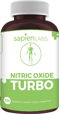 

SAPIEN BODY Nitric Oxide Pre Workout - Made in USA - Strength Build Muscle Vegetarian Capsules(120 mg)