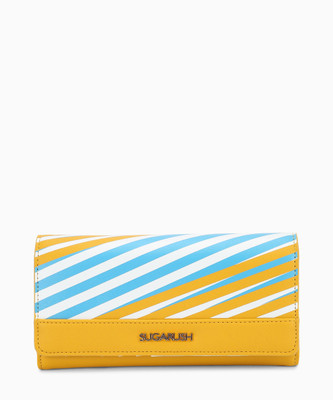 

SUGARUSH Women Yellow Artificial Leather Wallet(9 Card Slots)
