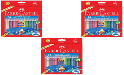 

Faber-Castell 24 colour kit 3 pcs