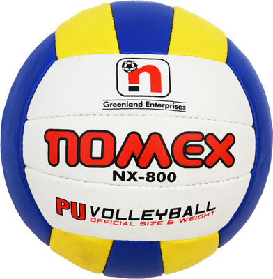

Nomex NX-800 Premium Imported 18 Panel Size 4 Multicolor Volleyball Volley Ball Volleyball - Size: (Pack of 1, Blue