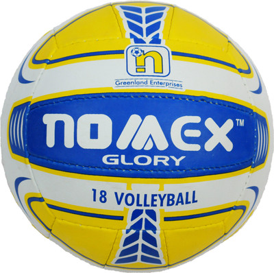 

Nomex Glory Premium Imported 18 Panel Size 4 Multicolor Volleyball Volley Ball Volleyball - Size: (Pack of 1, Yellow