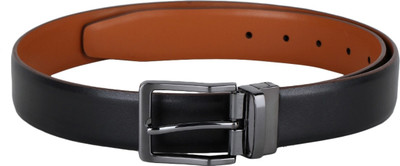 

Alvaro Castagnino Men Formal Black, Tan Artificial Leather Reversible Belt