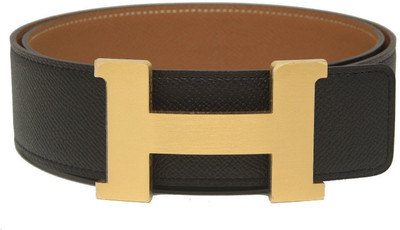 

NIRYAT INTERNATIONAL Men Party Black Genuine Leather Belt