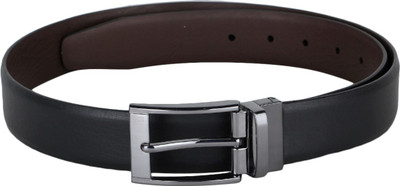 

Alvaro Castagnino Men Formal Black, Brown Artificial Leather Reversible Belt