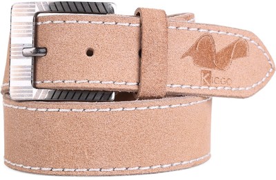 

Kiggo Men Casual, Party, Formal, Evening Beige Genuine Leather Belt, Camel