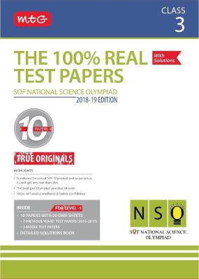 The 100 Percent Real Test Papers -Nso- Class 3(English, Paperback, unknown)