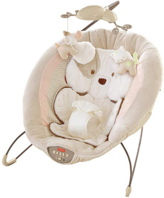 

Fisher-Price My Little Snugapuppy Deluxe Bouncer Non-electric Bouncer(Multicolor)