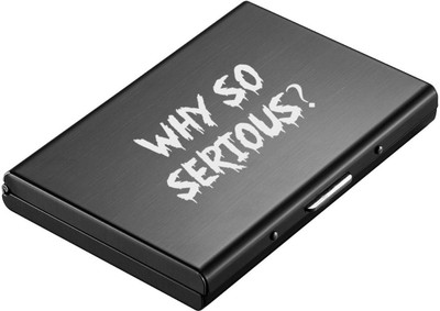 

Flipkart SmartBuy Black Water-Resistant Credit Cards Holder for Men Stainless Steel Wallet 6 Card Holder(Set of 1, Black)