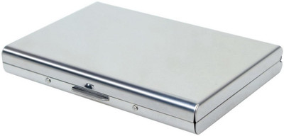 

Flipkart SmartBuy Silver Water-Resistant Credit Cards Holder for Men Stainless Steel Wallet 6 Card Holder(Set of 1, Silver, Silver)