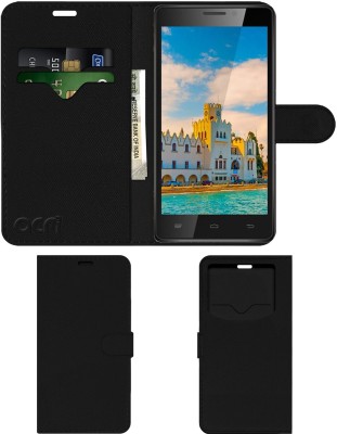 ACM Flip Cover for Intex Aqua Power Hd 4g(Black, Cases with Holder, Pack of: 1)