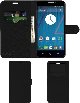 ACM Flip Cover for Micromax Yu Yureka A05510(Black, Cases with Holder, Pack of: 1)