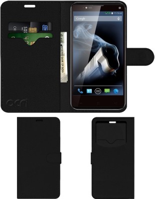 ACM Flip Cover for Xolo Play 8x-1020(Black, Cases with Holder, Pack of: 1)