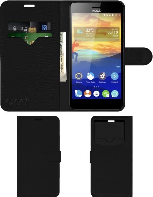 ACM Flip Cover for Xolo Black 2gb(Black, Cases with Holder, Pack of: 1)