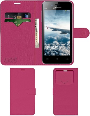 ACM Flip Cover for Micromax Bolt A67(Pink, Cases with Holder, Pack of: 1)
