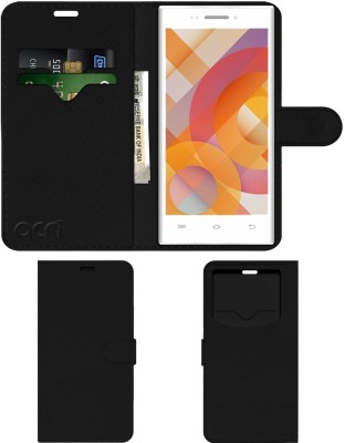 ACM Flip Cover for Salora Njoy E6(Black, Cases with Holder, Pack of: 1)