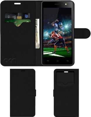 ACM Flip Cover for Xolo Era X(Black, Cases with Holder, Pack of: 1)