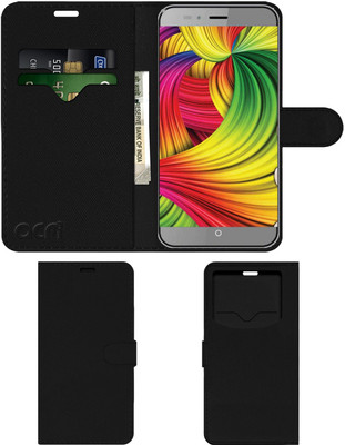 ACM Flip Cover for Intex Cloud Swift 4g(Black, Cases with Holder, Pack of: 1)