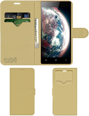 ACM Flip Cover for Lenovo Vibe X2 Ap(Gold, Cases with Holder, Pack of: 1)