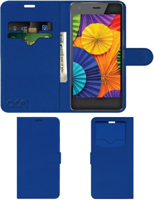 ACM Flip Cover for Intex Aqua Ace(Blue, Cases with Holder, Pack of: 1)