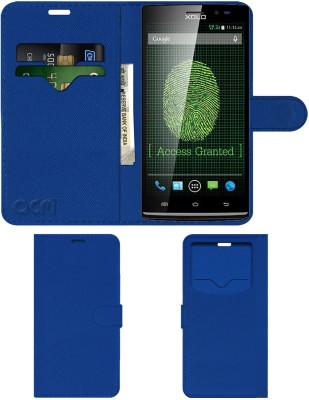 ACM Flip Cover for Xolo Q2100(Blue, Cases with Holder, Pack of: 1)