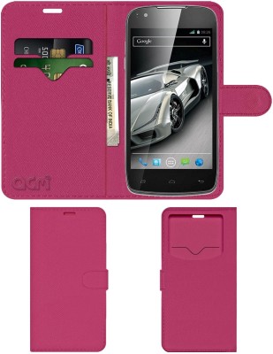 ACM Flip Cover for Xolo Q700s(Pink, Cases with Holder, Pack of: 1)