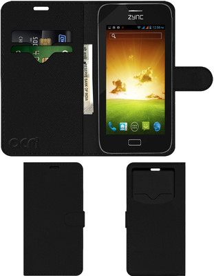 ACM Flip Cover for Zync Cloud 5(Black, Cases with Holder, Pack of: 1)