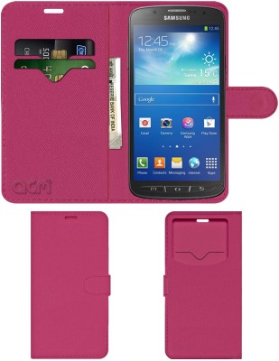 ACM Flip Cover for Samsung Galaxy S4 Active I9295(Pink, Cases with Holder, Pack of: 1)