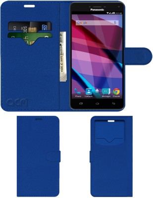 ACM Flip Cover for Panasonic Eluga Icon 2(Blue, Cases with Holder, Pack of: 1)