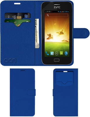 ACM Flip Cover for Zync Cloud 5(Blue, Cases with Holder, Pack of: 1)