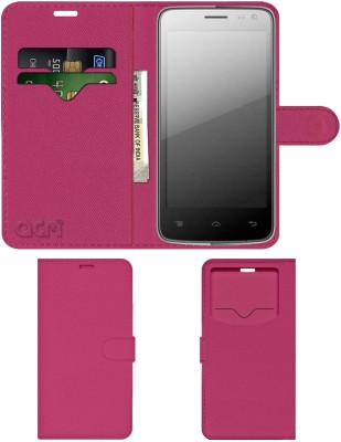 ACM Flip Cover for Lava Xolo Q700(Pink, Cases with Holder, Pack of: 1)
