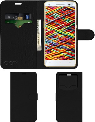 ACM Flip Cover for Micromax Canvas 4 Plus A315(Black, Cases with Holder, Pack of: 1)