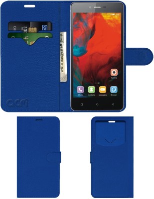 ACM Flip Cover for Gionee F103 4g(Blue, Cases with Holder, Pack of: 1)