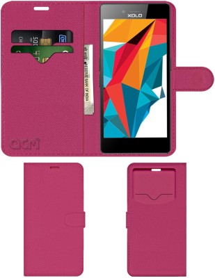 ACM Flip Cover for Xolo Era Hd(Pink, Cases with Holder, Pack of: 1)