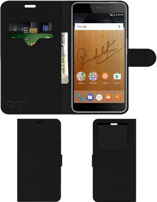 ACM Flip Cover for Smartron SRT Phone(Black, Cases with Holder, Pack of: 1)
