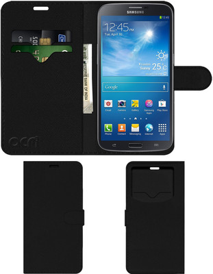 ACM Flip Cover for Samsung Galaxy Mega 5.8(Black, Cases with Holder, Pack of: 1)