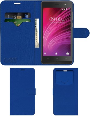 ACM Flip Cover for Lava A97 2gb(Blue, Cases with Holder, Pack of: 1)