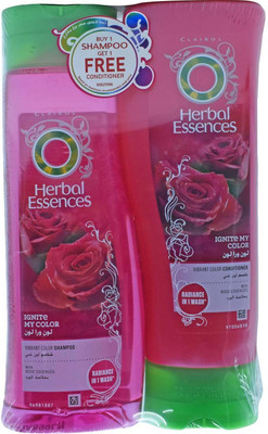 

Herbal Essences Ignite My Color Vibrant Color Shampoo + Conditioner, With Coconut Essence(Set of 2)