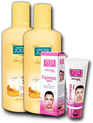 

Jolen Honey & Almond And Fairness Cream Combo Pack(Set of 3)