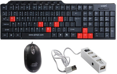 

Quantum Hi-Tech QHM8810 MULTIMEDIA USB With 6660 USB Port Combo Set