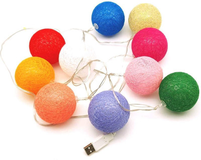 

Satyam Kraft Multicolor LED Cotton Ball - 180 g