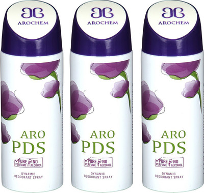 

AROCHEM ARO PDS , ARO PDS AND ARO PDS DYNAMIC PURE Deodorant Spray - For Men & Women(200 ml, Pack of 3)