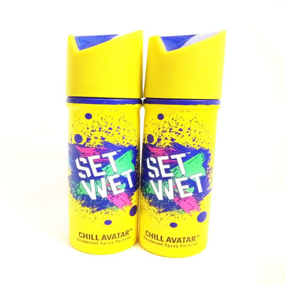 

Set Wet Chill Avatar Deodorant Spray - For Men(300 ml, Pack of 2)