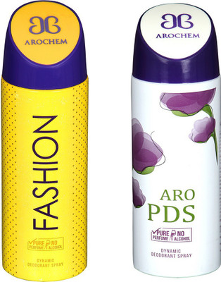 

AROCHEM FASHION AND ARO PDS DYNAMIC PURE DEODORANT Deodorant Spray - For Men & Women(200 ml, Pack of 2)