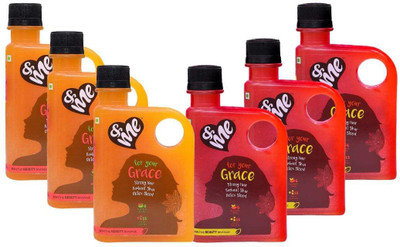 

&ME Beauty Drink: Good Hair & Skin Beverage (Pack of 6, Watermelon & Mango)(6 x 38.33 ml)