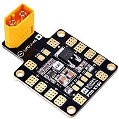 

KitsGuru Matek Systems PDB-XT60 W/ BEC 5V & 12V 2oz Copper RC Quadcopter QAV-R 220 Electronic Components Electronic Hobby Kit