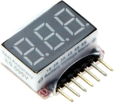 

KitsGuru Li-Po Battery Voltage Indicator Checker Tester 1cell - 6cell Electronic Components Electronic Hobby Kit