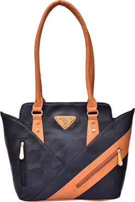 Al Jazeera Shoulder Bag(Black, Tan)