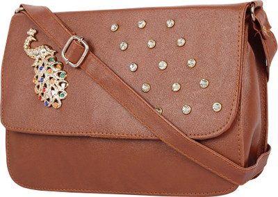 

Shokeen Collection Sling Bag(Brown)